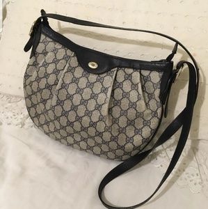 Gucci Vintage Crossbody Navy